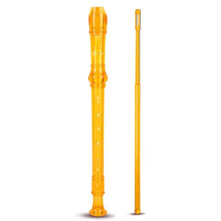 Sopran Descant Recorder-8 hulfløjte med / rengøringsstangposeinstruktion