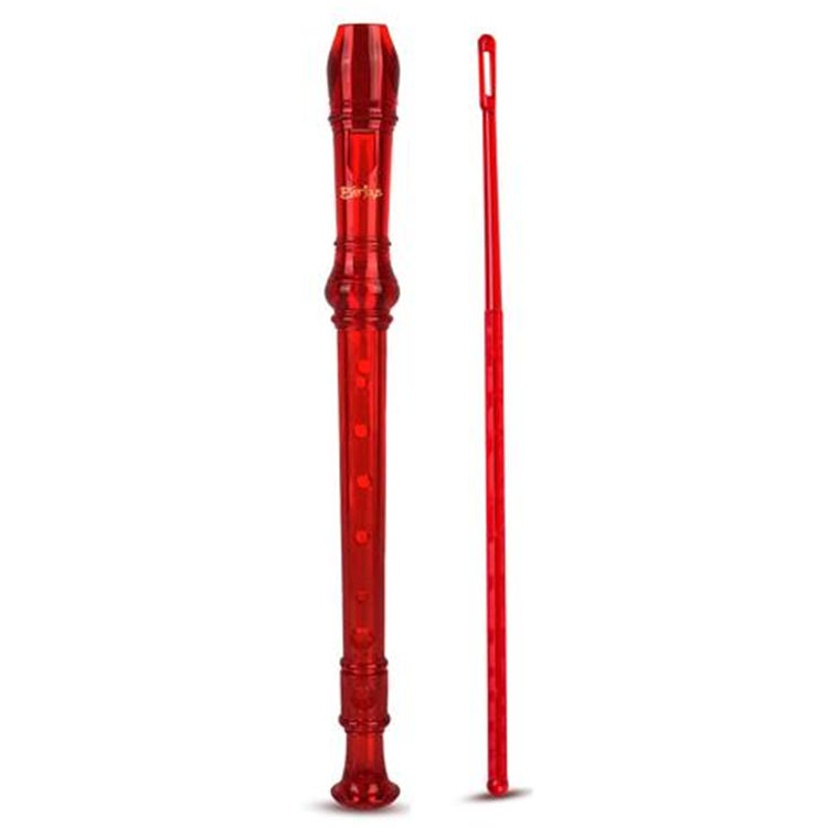 Soprano Descant Recorder 8 hulfløjte med / rengøringsstangposeinstruktion